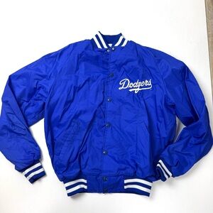 Vintage 90's Los Angeles Dodgers Bomber Starter Satin Jacket